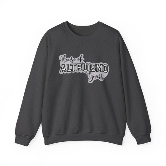 Adult Altruismo house Unisex Heavy Blend™ Crewneck Sweatshirt, Great For Teachers and School Staff