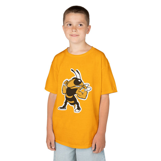 Kids Yellowjackets Strong Tee, Kids School Spirit Shirt, Yellowjacket Themed T-Shirt