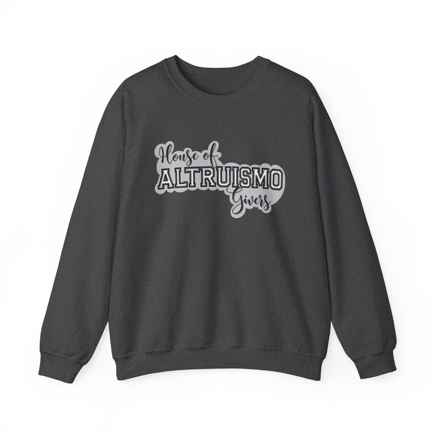 Adult Altruismo house Unisex Heavy Blend™ Crewneck Sweatshirt, Great For Teachers and School Staff