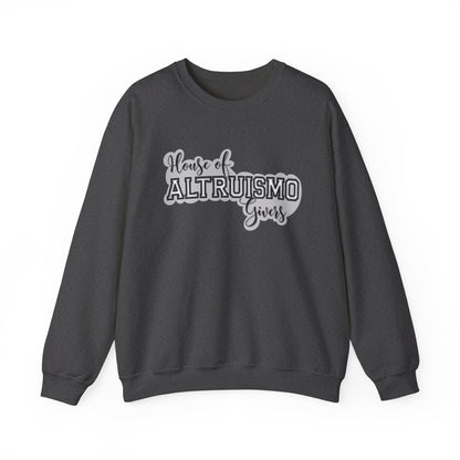 Adult Altruismo house Unisex Heavy Blend™ Crewneck Sweatshirt, Great For Teachers and School Staff