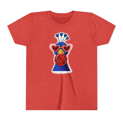 Kids Playful Amistad House Inspired T-Shirt with Fun School Spirit Design, House Pride Graphic Tee for Kids.