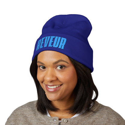 Reveur House Inspired, School Spirit, Stylish Embroidered Cuffed Beanie - Perfect Gift for Cold Weather, Unisex Winter Accessory, Fashion Statement Hat, Cozy Headwear