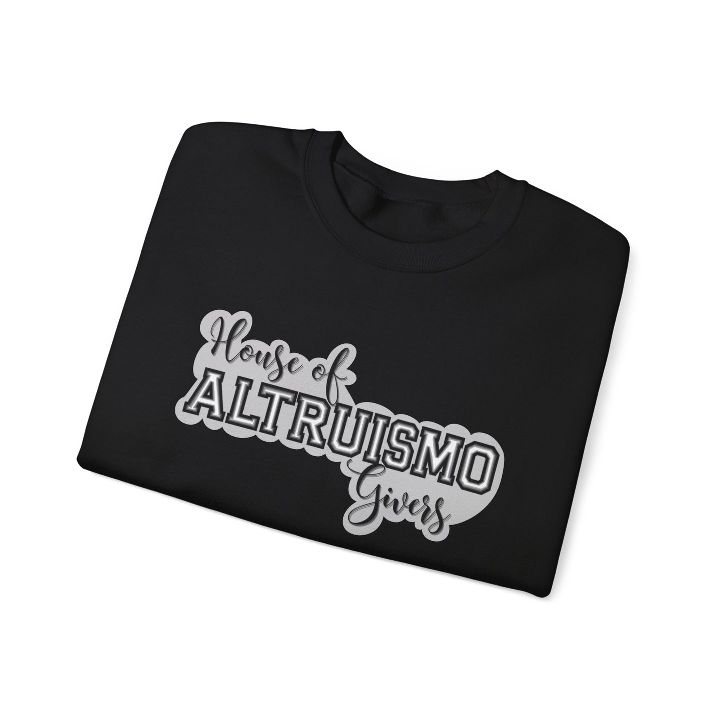 Adult Altruismo house Unisex Heavy Blend™ Crewneck Sweatshirt, Great For Teachers and School Staff