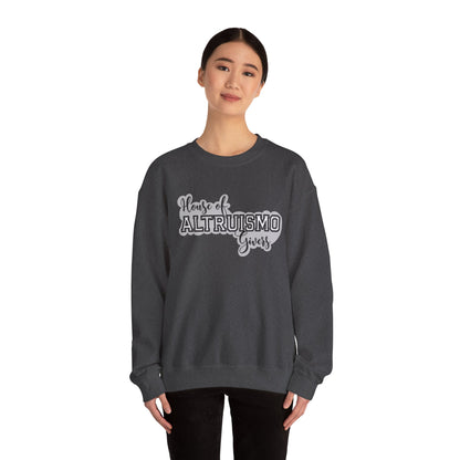 Adult Altruismo house Unisex Heavy Blend™ Crewneck Sweatshirt, Great For Teachers and School Staff