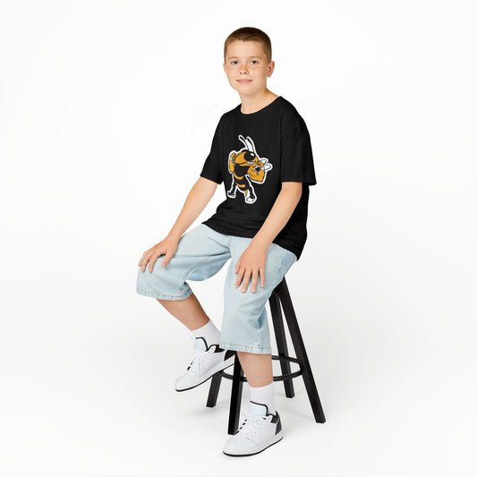 Kids Yellowjackets Strong Tee, Kids School Spirit Shirt, Yellowjacket Themed T-Shirt