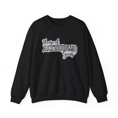 Adult Altruismo house Unisex Heavy Blend™ Crewneck Sweatshirt, Great For Teachers and School Staff